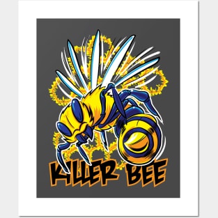 Killer Bee with sharp stinger Posters and Art